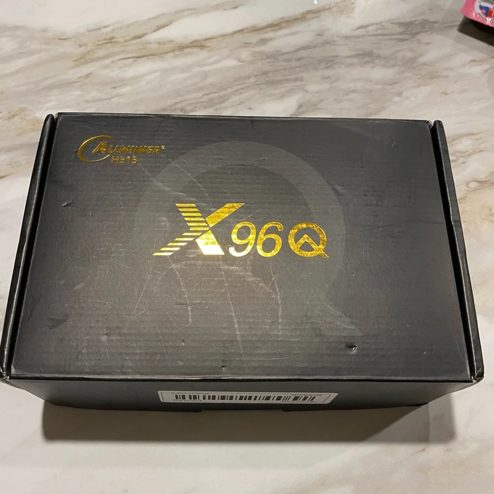 X96Q Android TV Box - Black and Gold